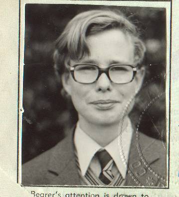 Photo of Andrew in 1975